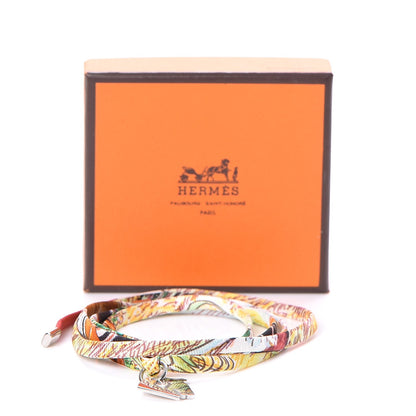 Hermes Silk Tourbillon de Couleurs Silk Bracelet 7 of 7