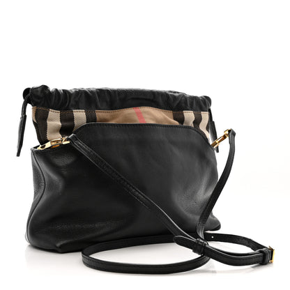 Burberry Calfskin House Check Little Crush Black 3 of 13