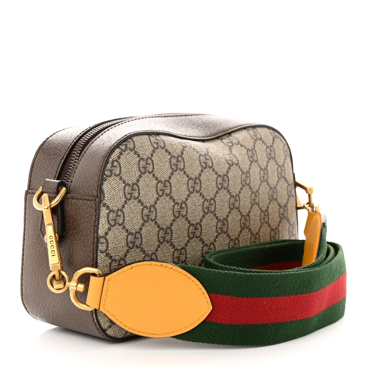 GG Supreme Monogram Web Neo Vintage Shoulder Bag Beige New Acero Crop