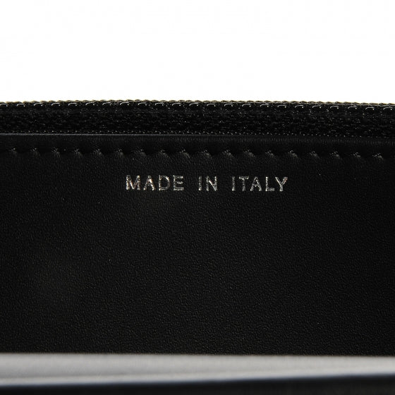Patent Caviar Timeless CC Wallet on Chain WOC Black