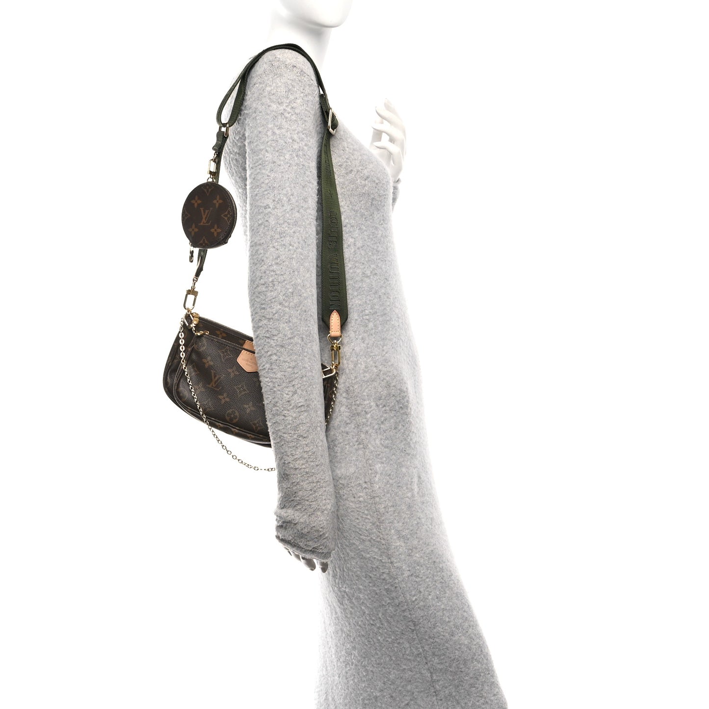 Monogram Multi Pochette Accessories Kaki