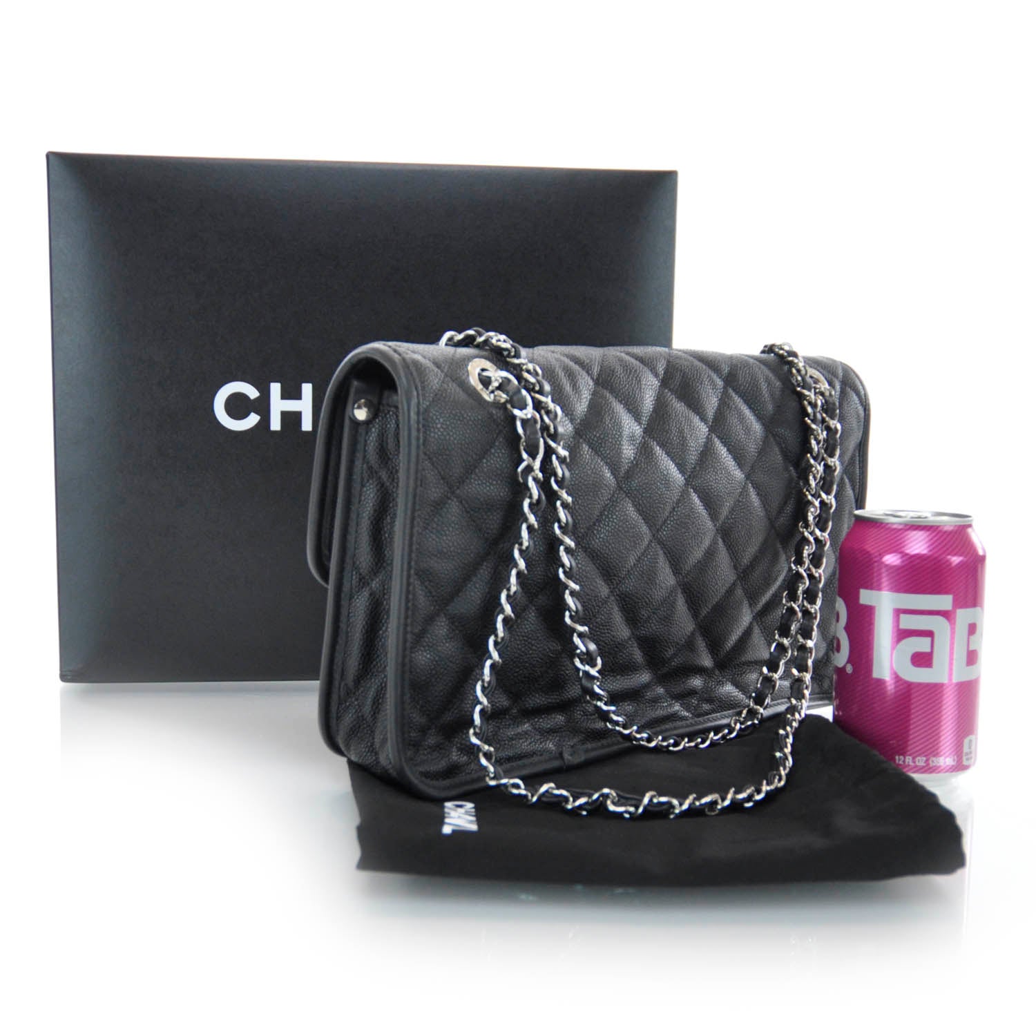 Chanel Caviar French Riviera Flap Black 3 of 10