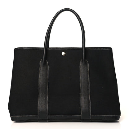 Hermes Toile Negonda Garden Party Tote 36 MM Black 1 of 7