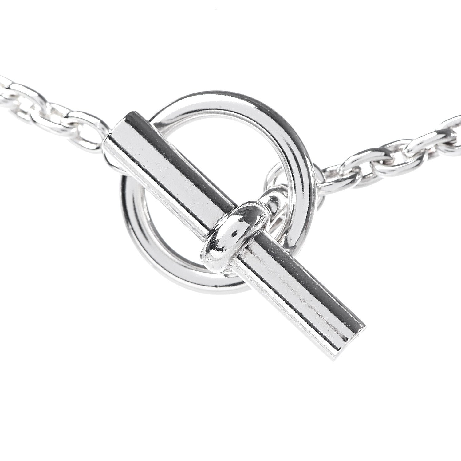 Hermes Sterling Silver Farandole Necklace 80 4 of 6