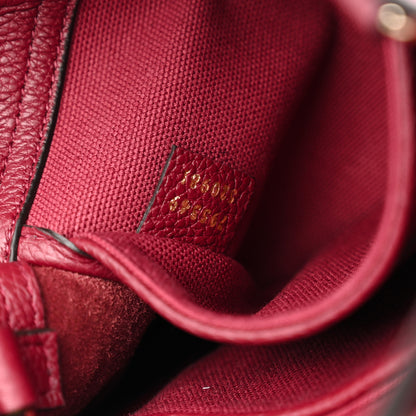 Gucci Pebbled Calfskin Small Jackie Tote Ancora Red 7 of 11
