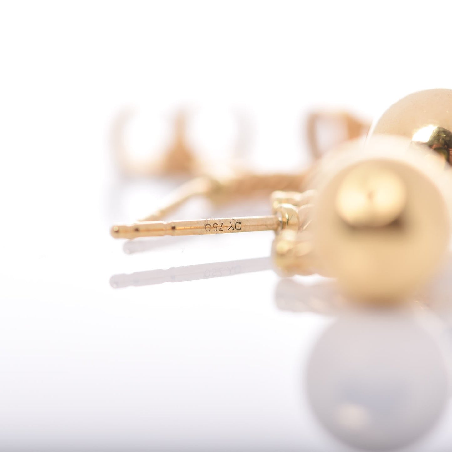 18K Yellow Gold 9mm Solari Hoop Earrings