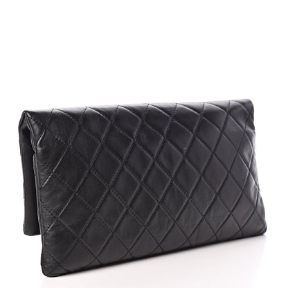 Chanel Lambskin Quilted CC Beauty Clutch Black 3 of 10