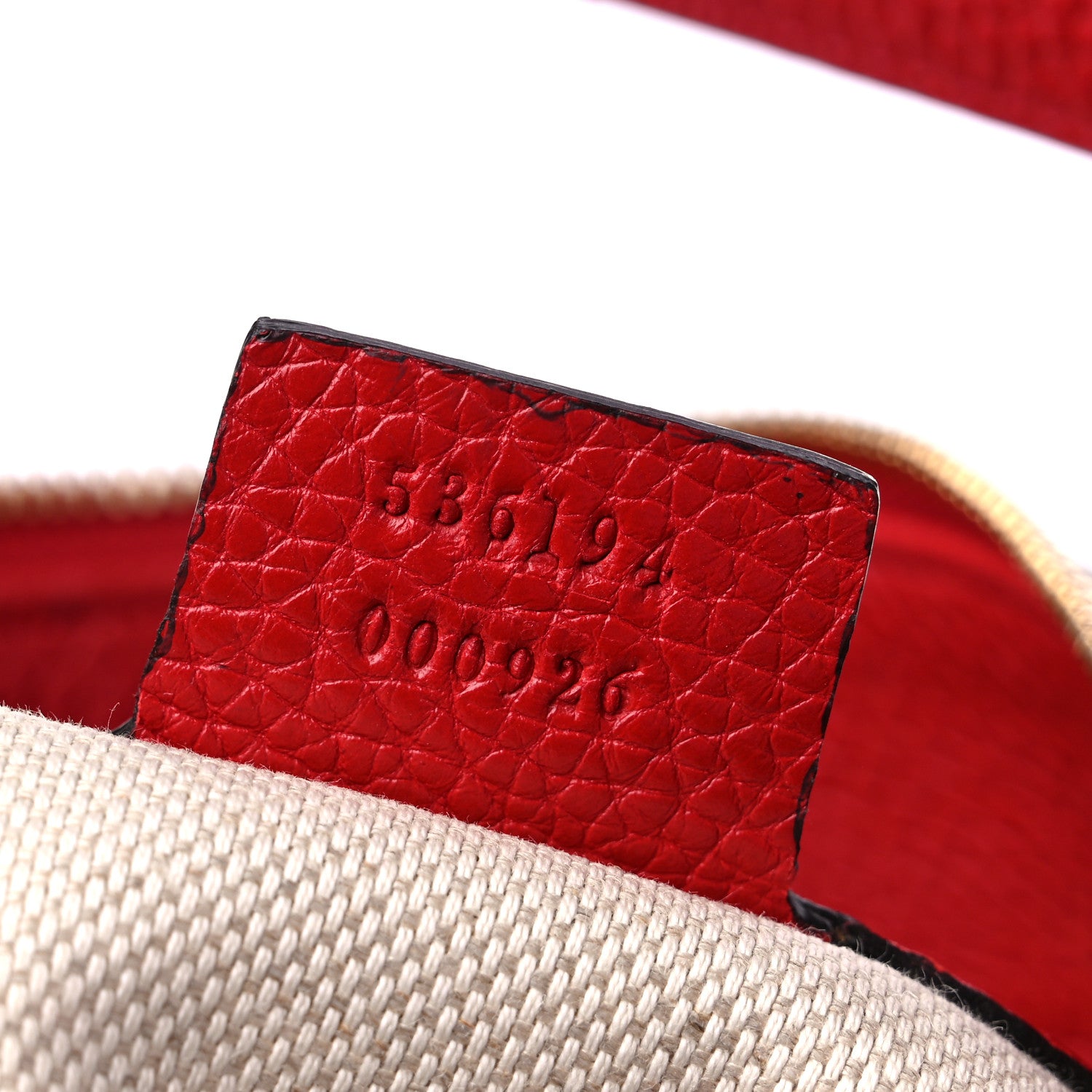 Gucci Pebbled Calfskin Large Soho Hobo Tabasco Red 7 of 12