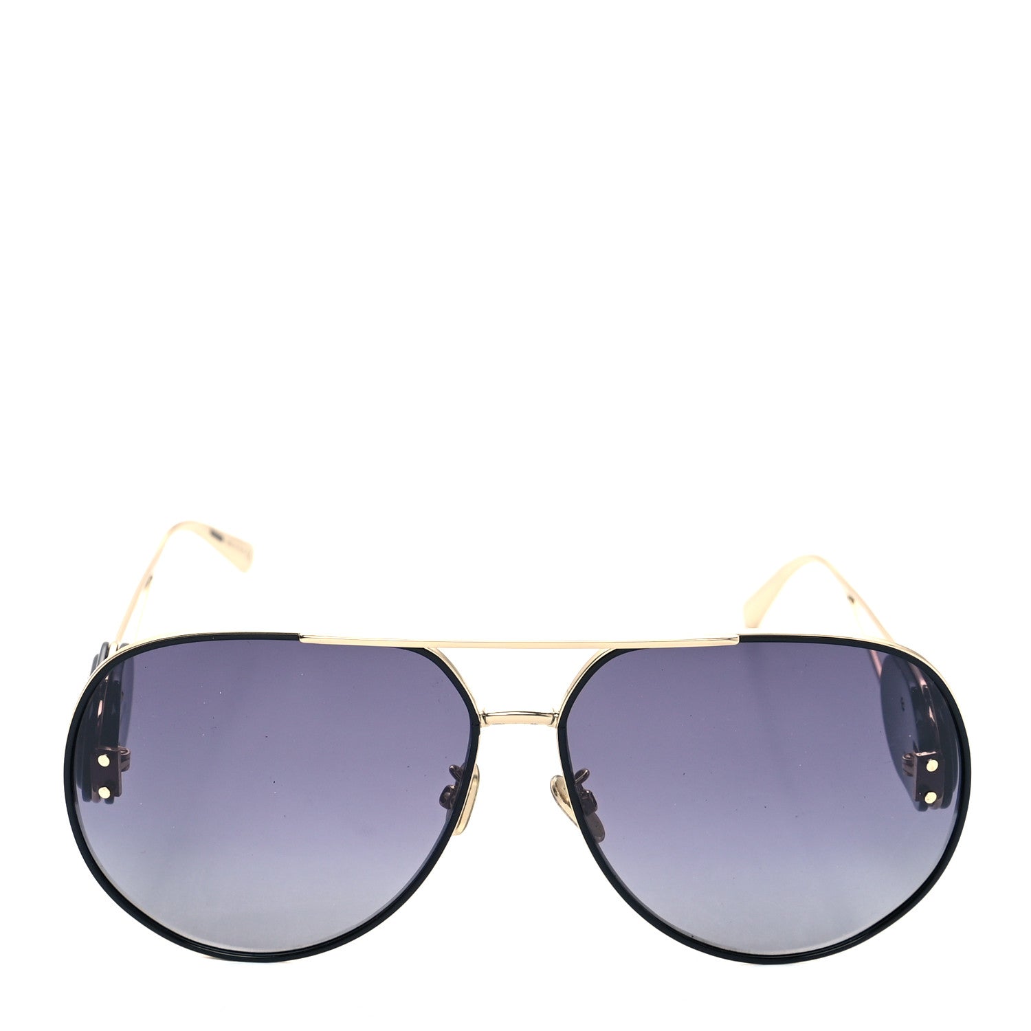 Christian Dior Metal Diorbobby Aviator Sunglasses Black 2 of 8