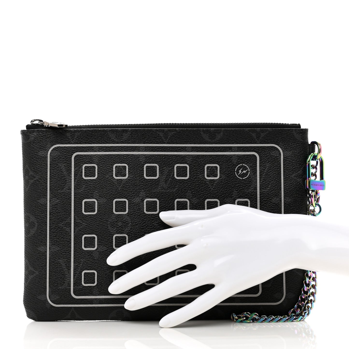 Monogram Eclipse Fragment Design iPad Pouch