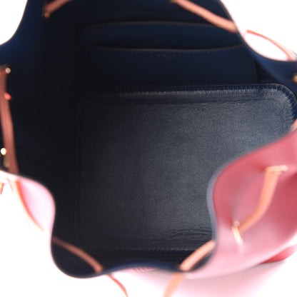 Fendi Vitello Grace F is Fendi Stamp Patch Perforated Small Mon Tresor Bucket Bag Fragola 4 of 11