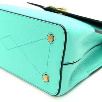 Mulberry Small Classic Grain Calfskin Mini Seaton Aqua Green 9 of 9