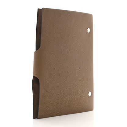 Hermes Togo Ulysse MM Notebook Cover Beige De Weimar 2 of 7