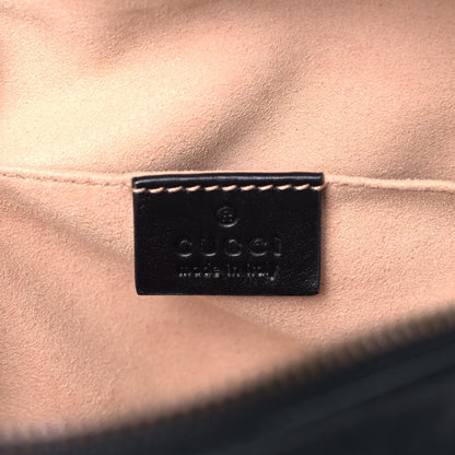 Gucci Calfskin Matelasse GG Marmont Belt Bag 75 30 Black 5 of 5
