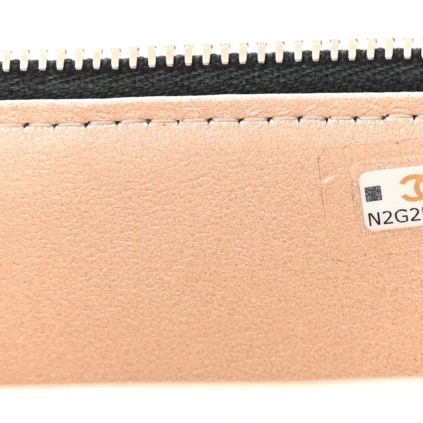 Lambskin Quilted Small CC Dynasty Vanity Case With Chain Black