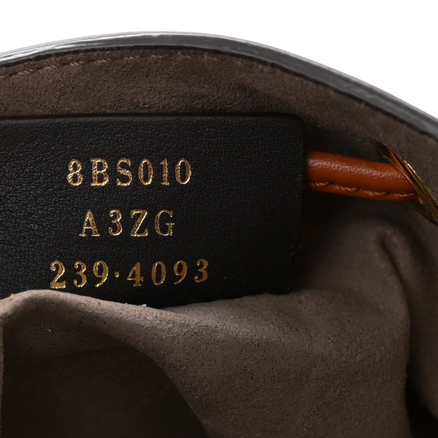 Fendi Vitello Liberty F is Fendi FF 1974 Embossed Mini Mon Tresor Bucket Bag Brandy 7 of 11