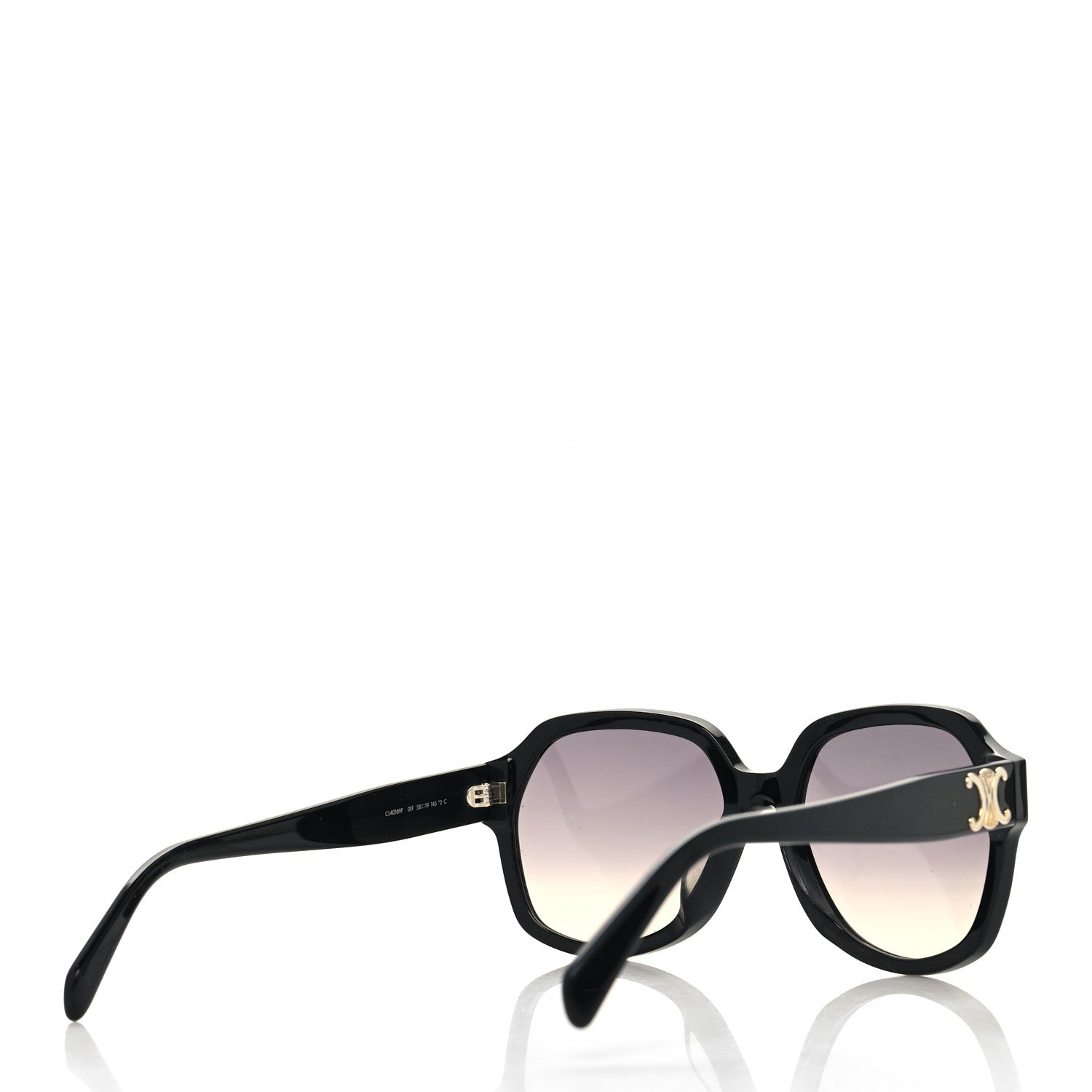 Celine Acetate Triomphe Sunglasses CL40189F Black 4 of 7