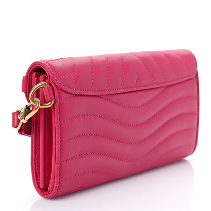 Louis Vuitton Calfskin New Wave Long Wallet Rouge 2 of 6