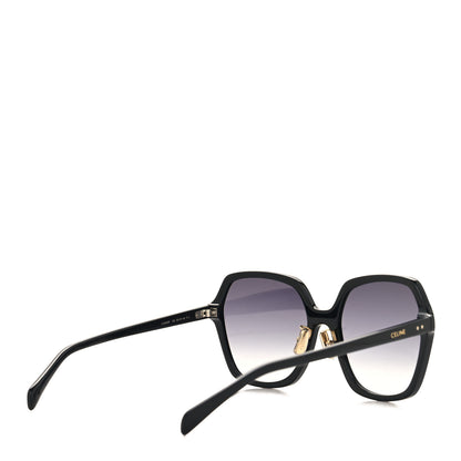 Celine Acetate Square Sunglasses CL40230F Black 4 of 7