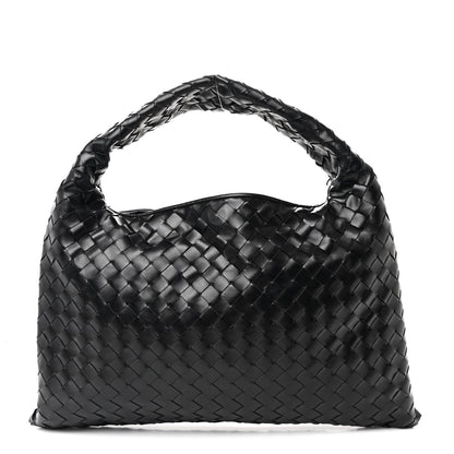 Bottega Veneta Calfskin Intrecciato Small Hop Black 1 of 10