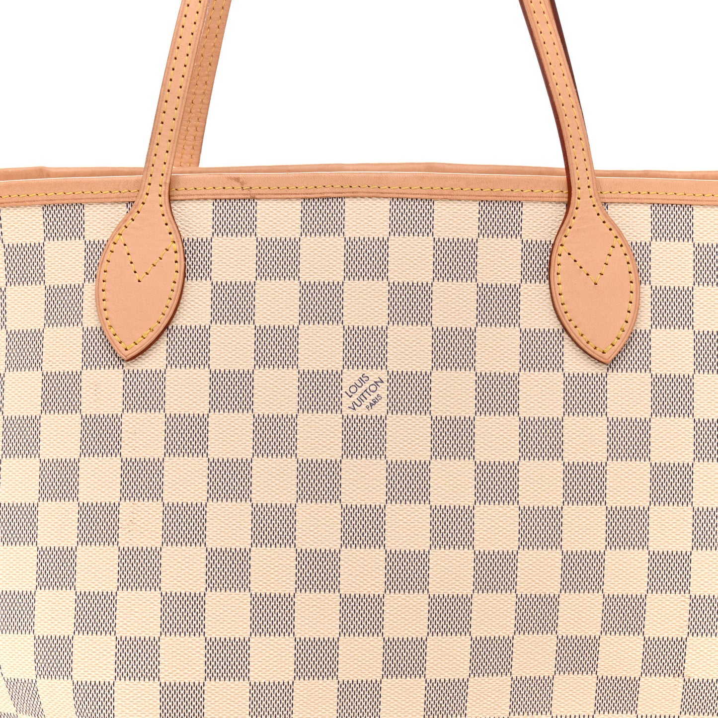 Damier Azur Neo Neverfull MM Rose Ballerine