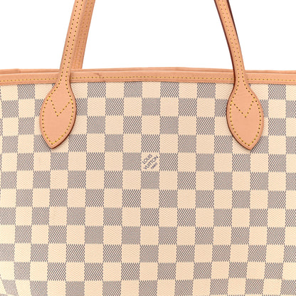 Louis Vuitton Damier Azur Neo Neverfull MM Rose Ballerine 7 of 13
