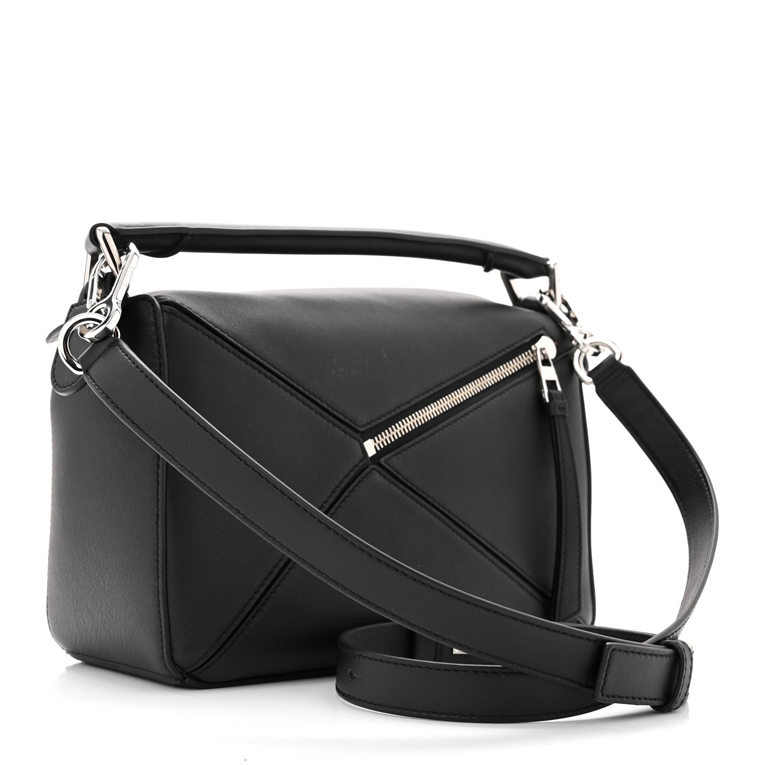 Loewe Calfskin Small Puzzle Bag Black 3 of 10