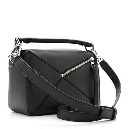 Loewe Calfskin Small Puzzle Bag Black 3 of 10