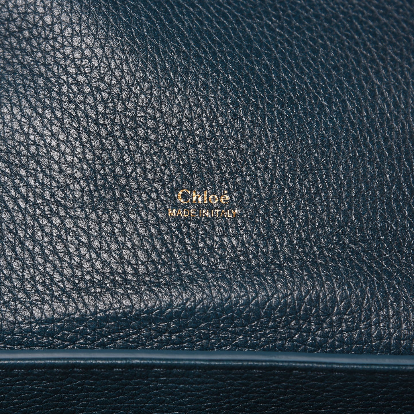 Grained Calfskin Medium Aby Day Shoulder Bag Navy Ink