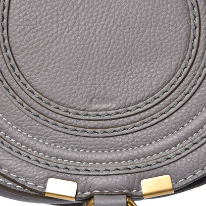 Chloe Calfskin Mini Marcie Round Crossbody Bag Cashmere Grey 5 of 8
