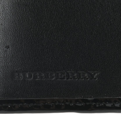 Burberry Patent Supernova Check Compact Wallet Black 6 of 8