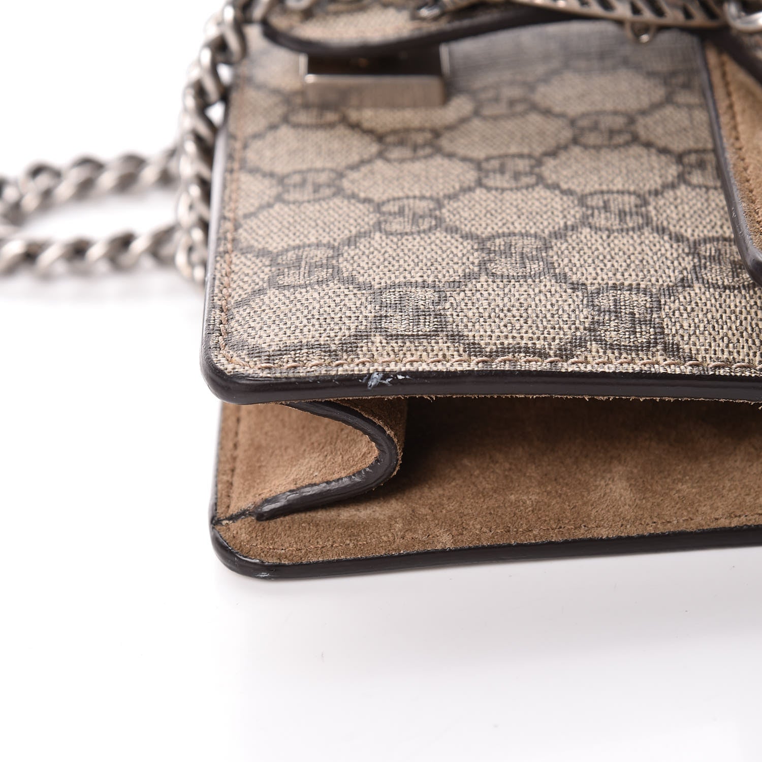 Gucci GG Supreme Monogram Mini Dionysus Shoulder Bag Taupe 16 of 17