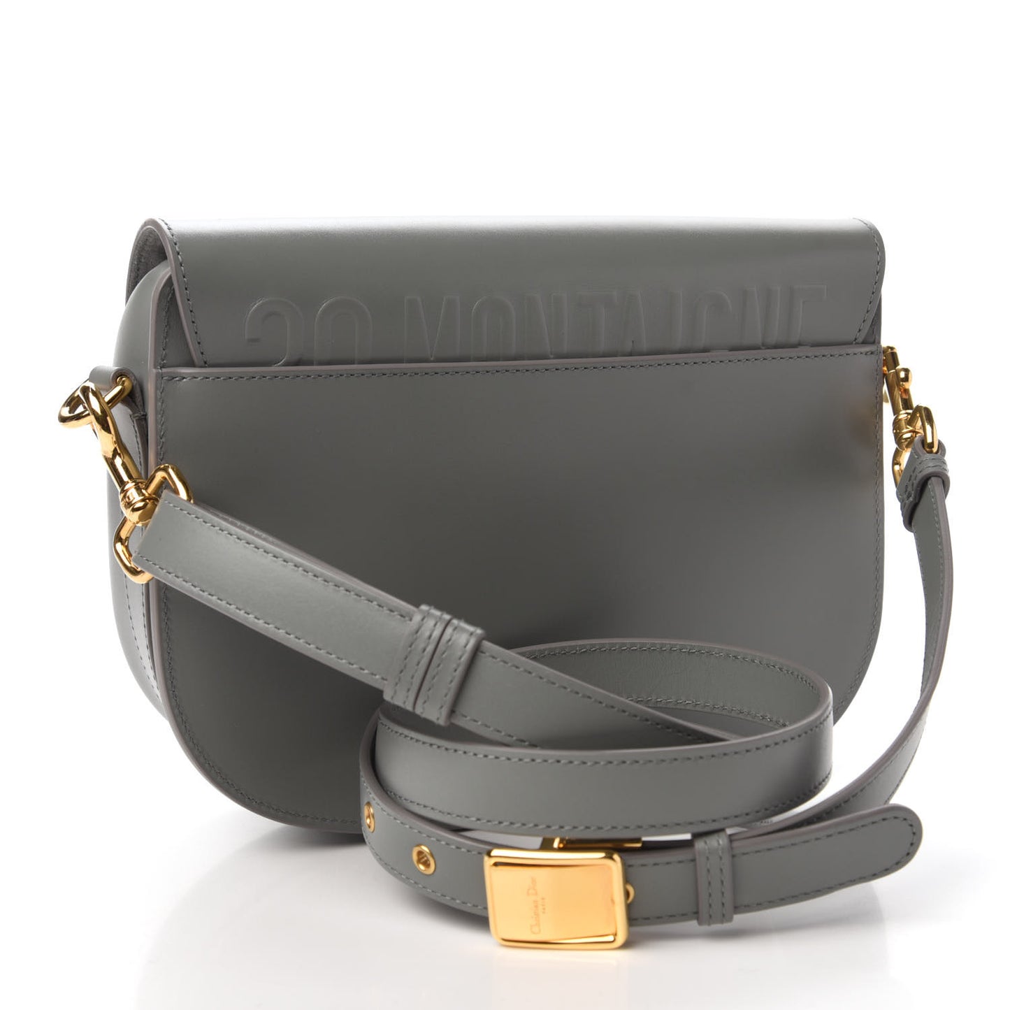 Box Calfskin Medium Bobby Flap Gray