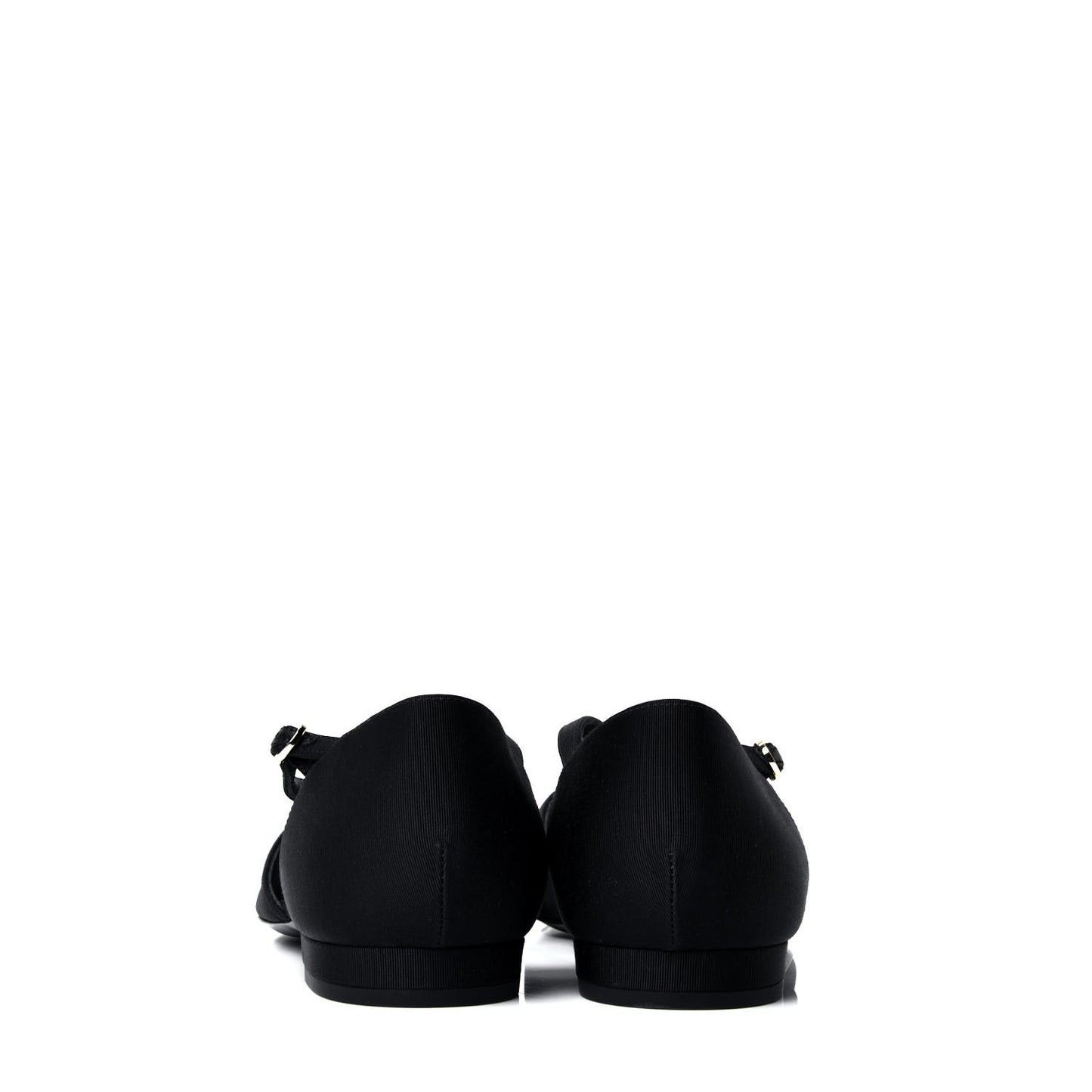 Mesh Grosgrain Cap Toe CC Flats 42 Black