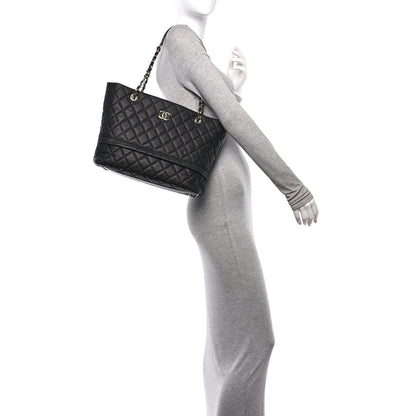 Chanel Caviar Quilted Rolled Up Tote Black 2 of 14