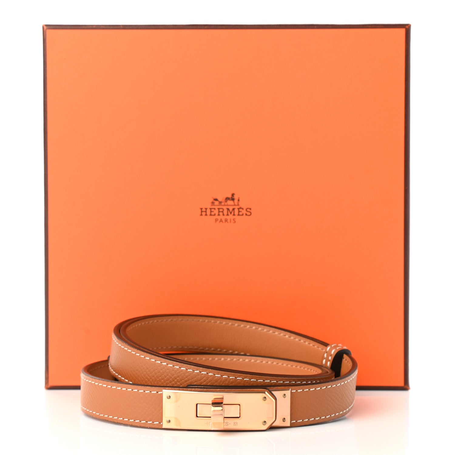 Hermes Epsom Kelly Belt Gold 5 of 5