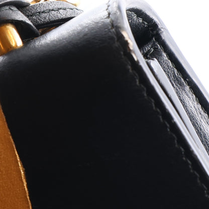 Gucci Calfskin GG Supreme Monogram Medium Padlock Shoulder Bag Black Gold 11 of 11