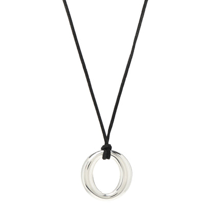 Tiffany Sterling Silver Elsa Peretti Sevillana Pendant Necklace 1 of 4