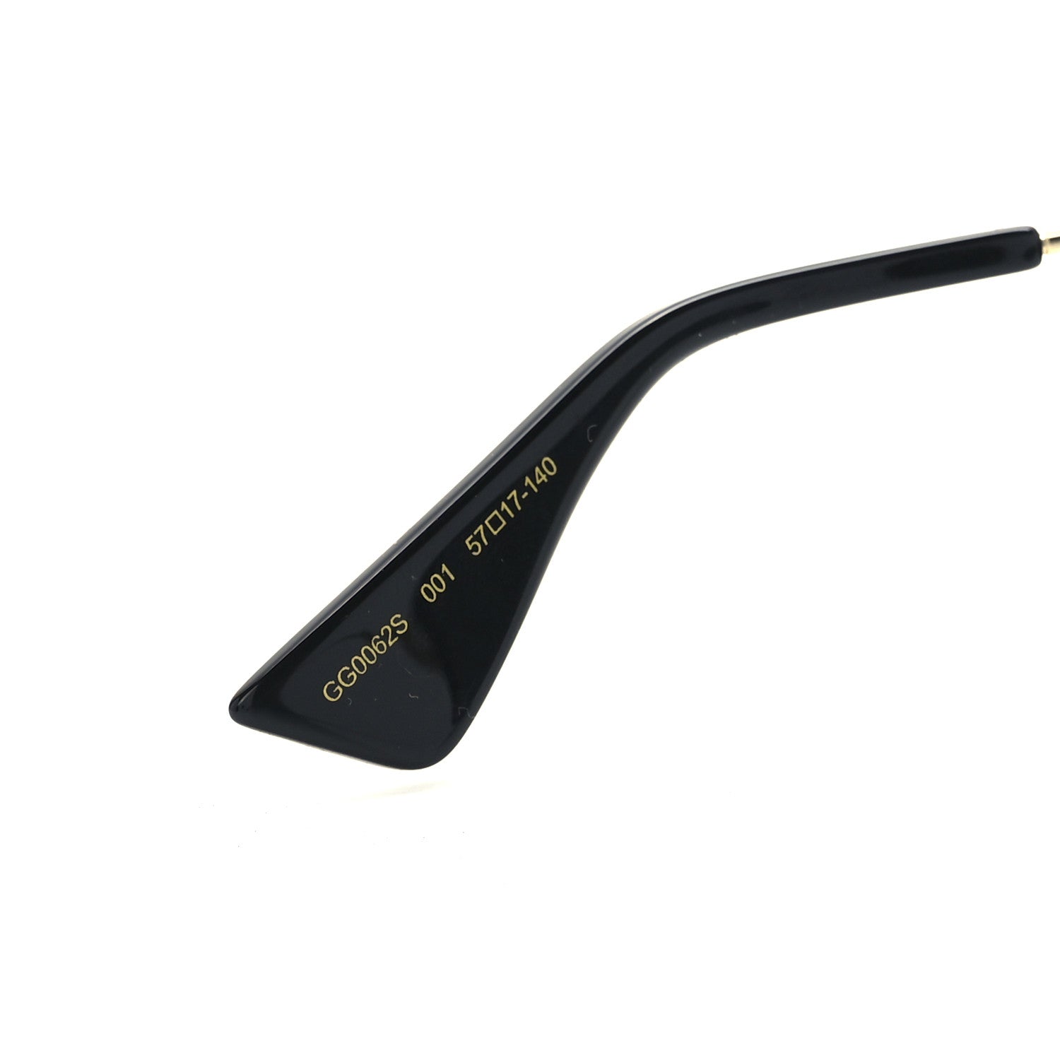 Gucci Aviator Sunglasses GG0062S Black Gold 5 of 8