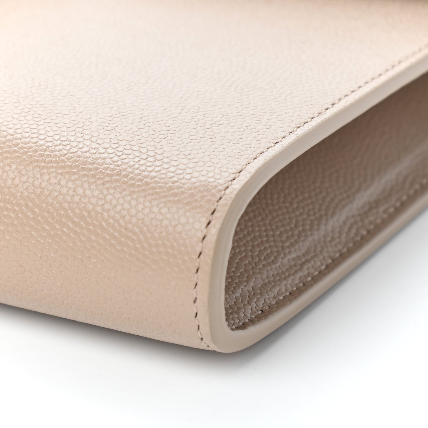 Grain De Poudre Monogram Cassandra Clasp Bag Beige
