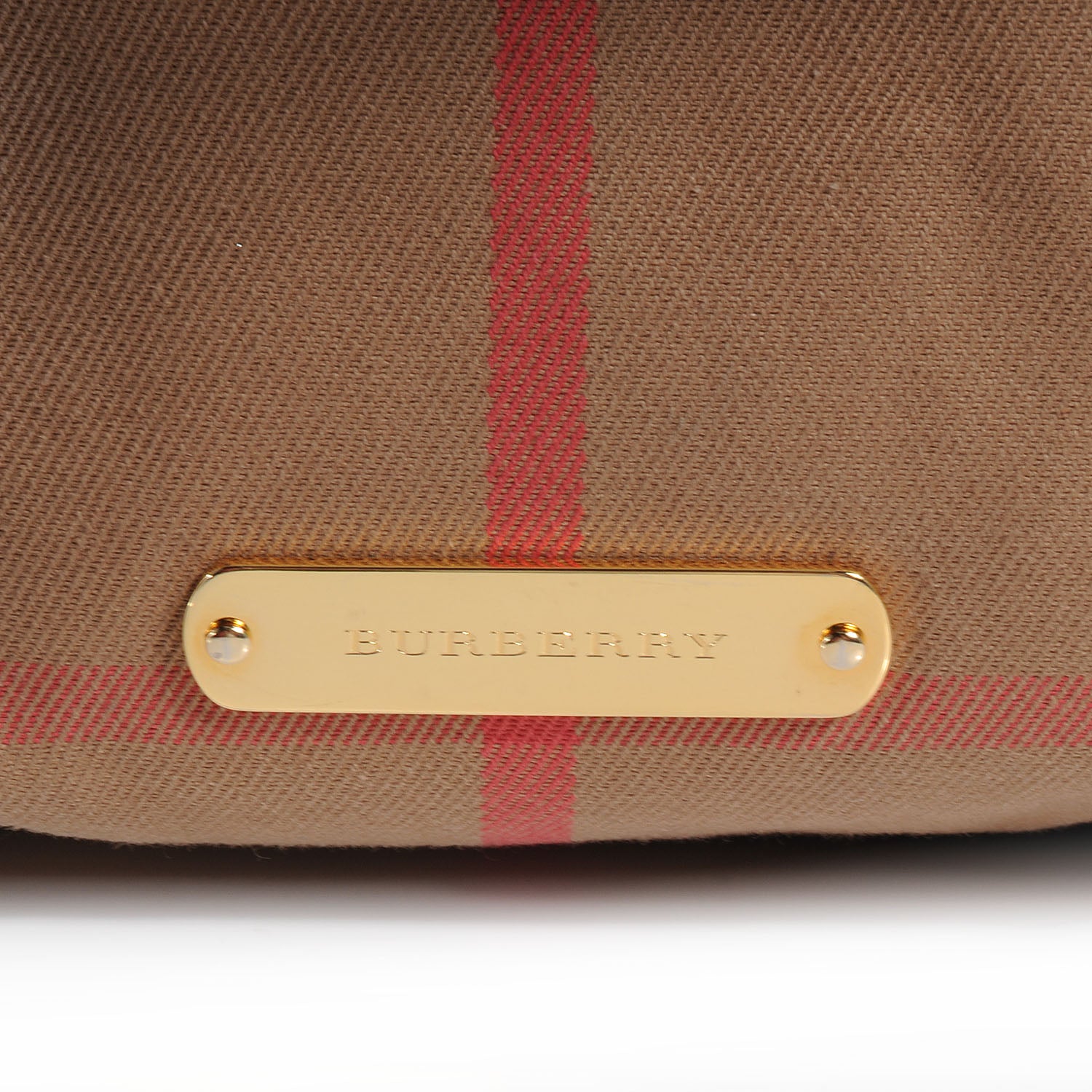 Burberry Bridle Calfskin House Check Medium Canterbury Hobo 5 of 12