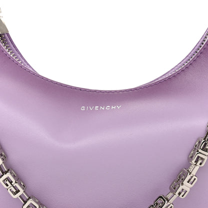 Givenchy Smooth Calfskin Small Moon Cut Out Shoulder Bag Mauve 8 of 10