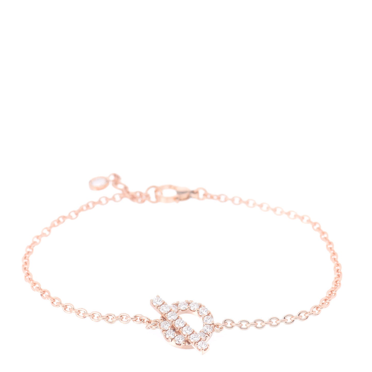 18K Rose Gold Diamond Finesse Bracelet ST