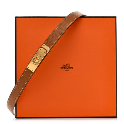 Hermes Epsom Kelly Belt Gold 4 of 4