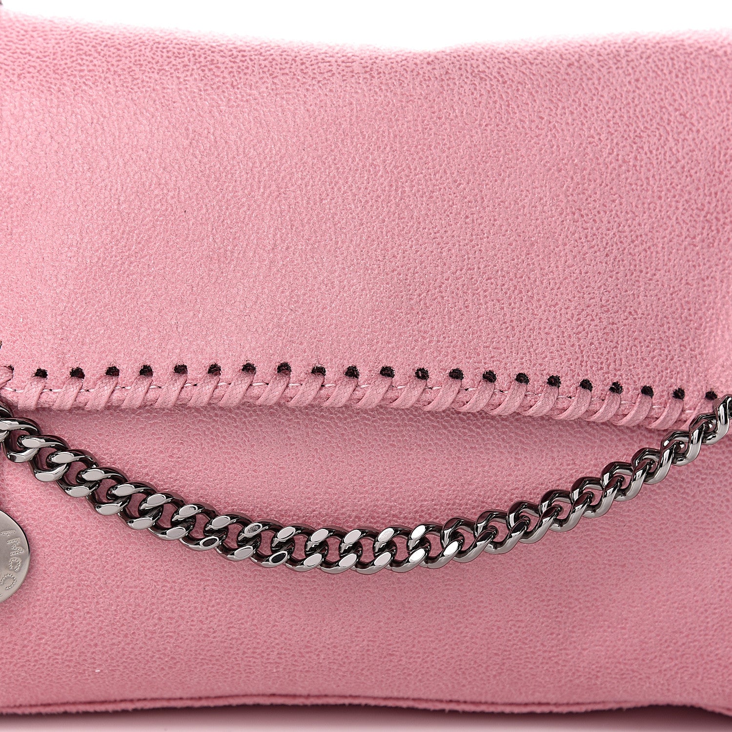Stella McCartney Shaggy Deer Mini Falabella Shoulder Bag Pink 10 of 10