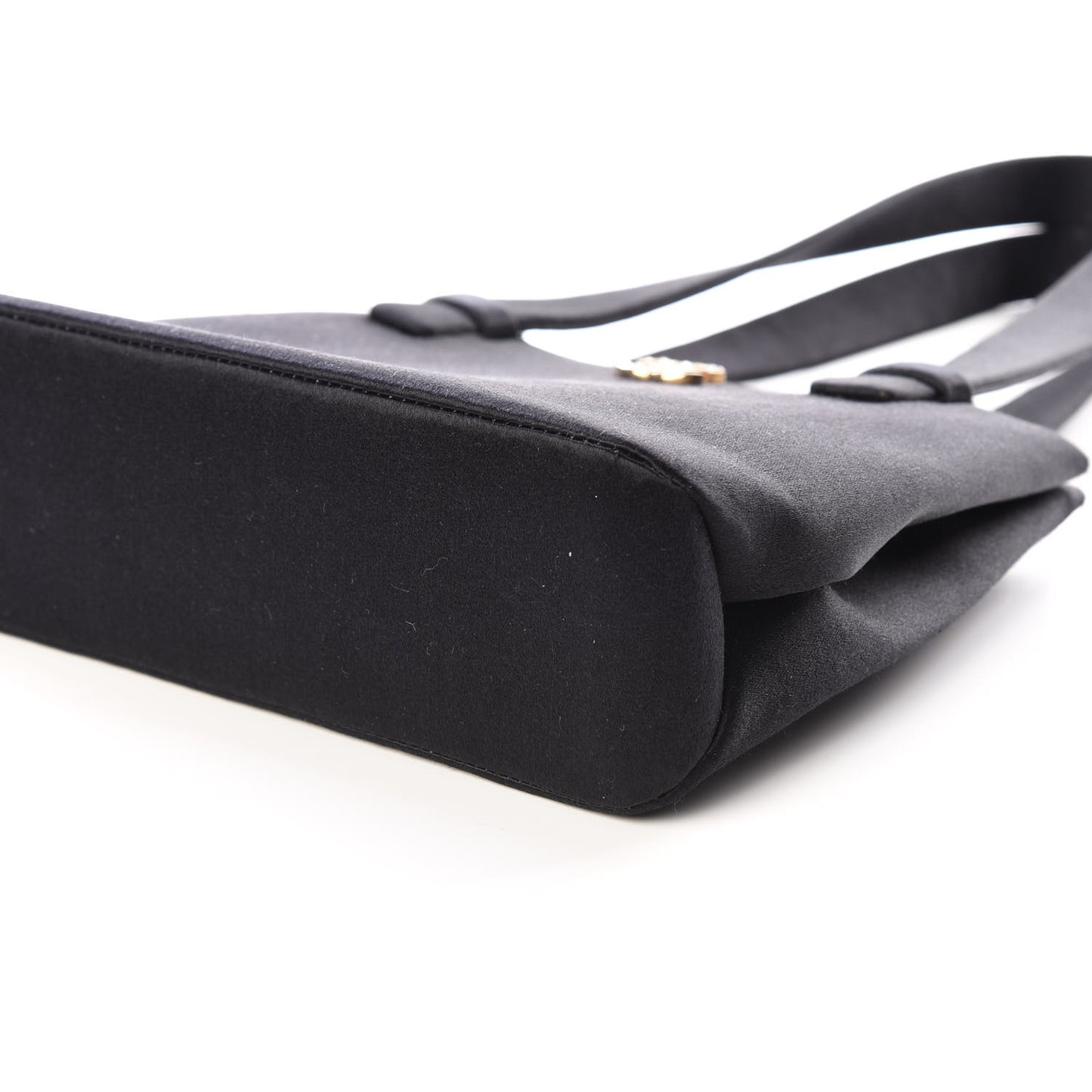 Satin CC Evening Bag Black