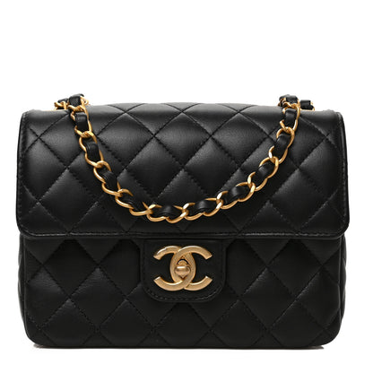 Chanel Lambskin Quilted Casino Chips Mini Flap Black 1 of 9