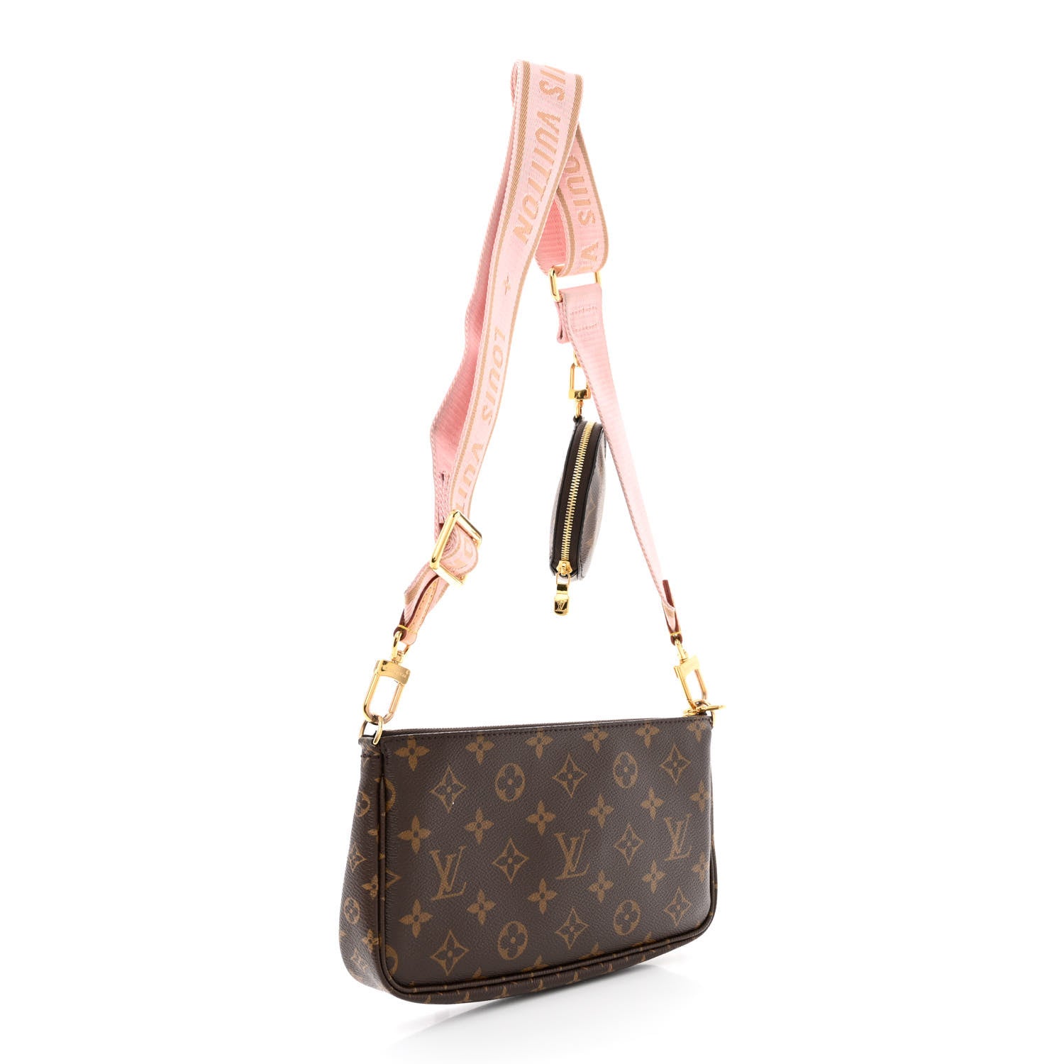Louis Vuitton Monogram Multi Pochette Accessories Large Pochette Rose Clair 3 of 18