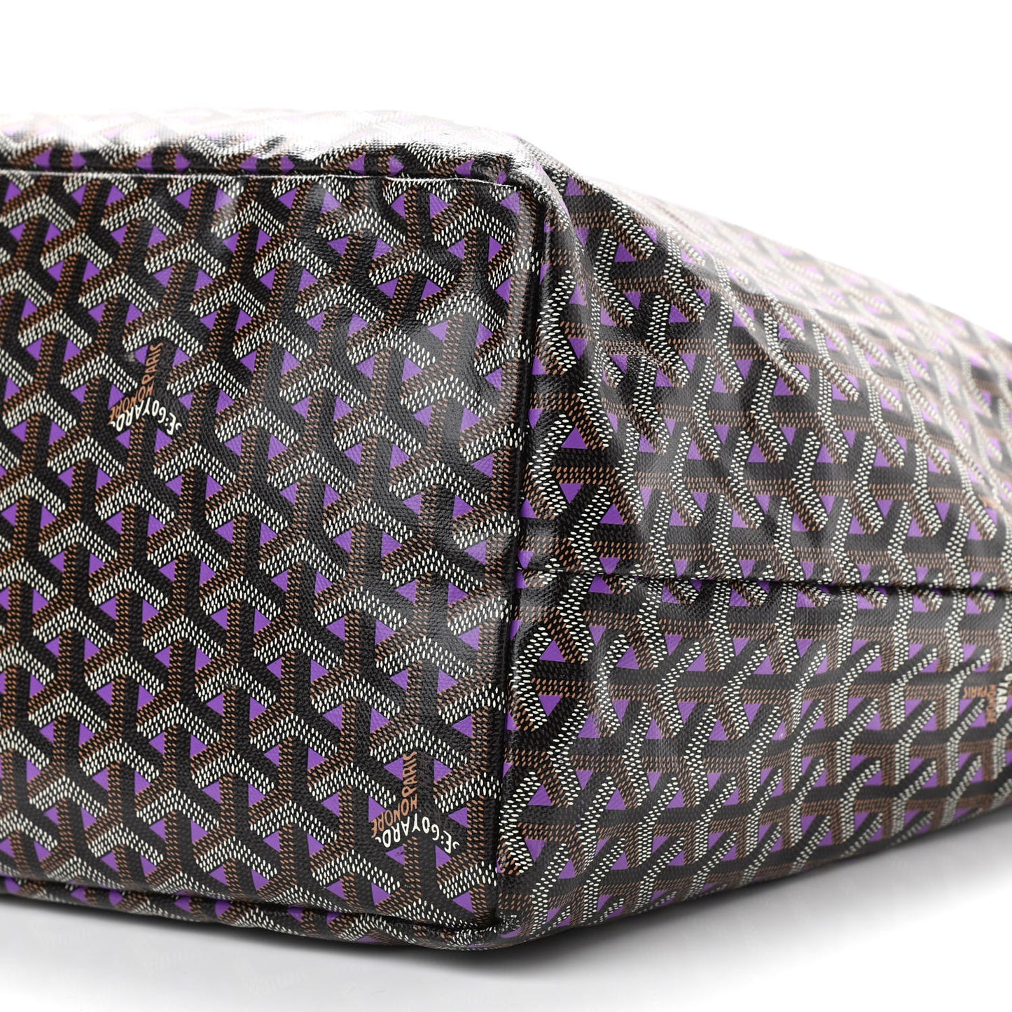 Goyardine Saint Louis Claire Voie GM Black Purple
