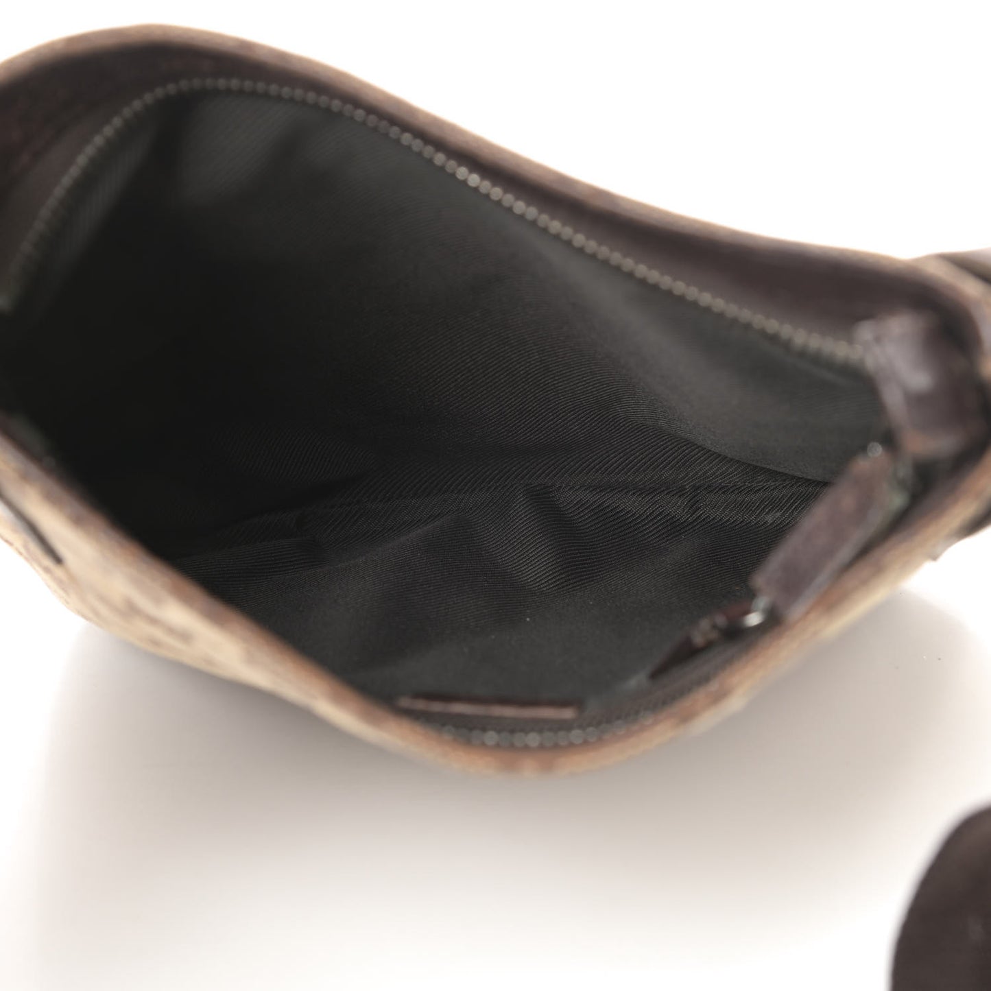 Monogram Flat Messenger Bag Dark Brown
